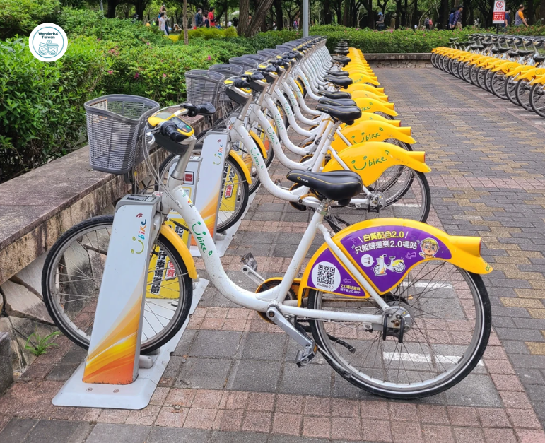 Youbike bicikli &aacute;llom&aacute;s